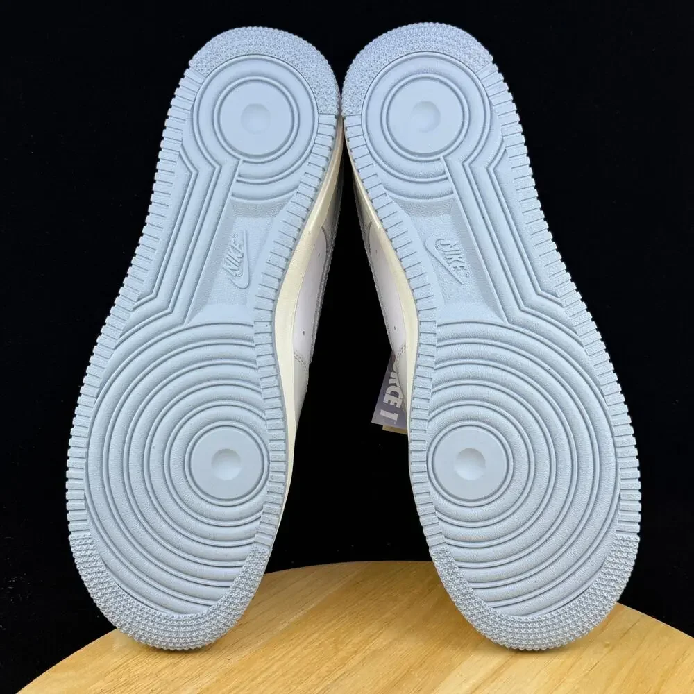 Nike Air Force 1 '07 Size 10 White Photon Dust Sail Patent Leather IH4461 100 - Picture 9 of 9